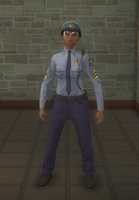 Cop - bike black female - character model in Saints Row 2