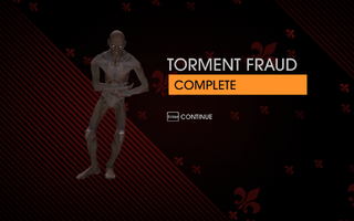 Gat out of Hell - Torment Fraud completion screen