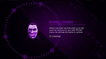 Maero unlocked as a Homie in Saints Row IV