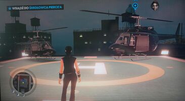 Oppressor and Side Shooter on helipad in Saints Row The Third