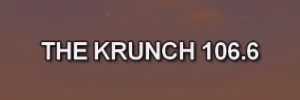 The Krunch 106.66 onscreen text