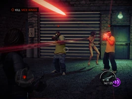 Playa killing Vice Kings during  in Saints Row IV