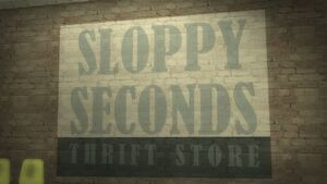 Sloppy Seconds logo in Saints Row 2.