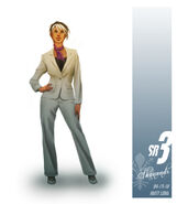 Early concept art of Shaundi for Saints Row: The Third