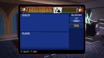 Poseidon's Palace - Blackjack initial interface