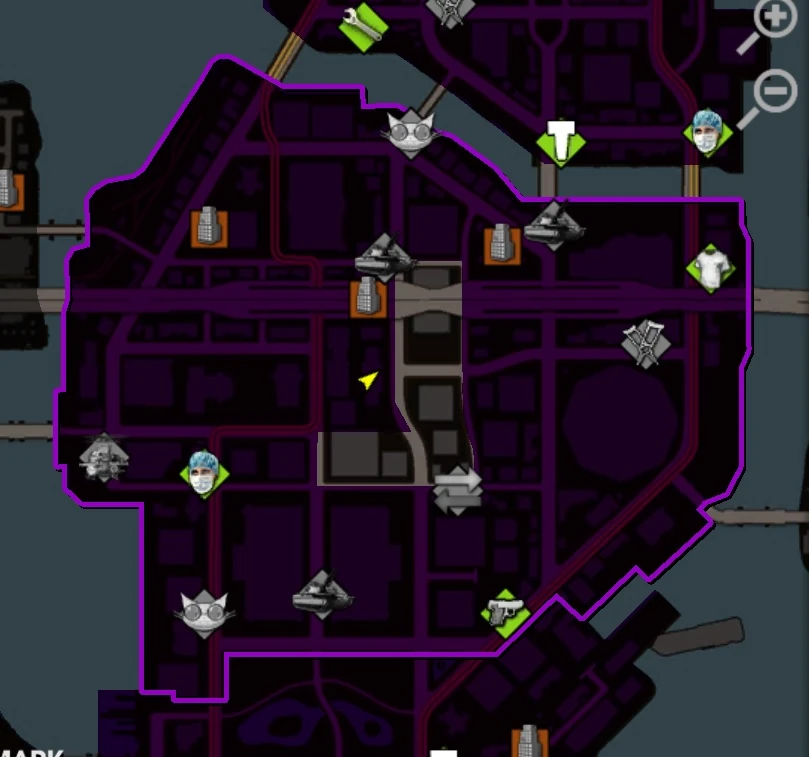 Saints Row 3 Map Gang Operations