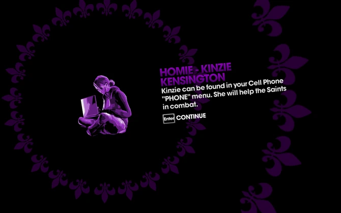 Heli Assault Kinzie unlocked in Saints Row: The Third