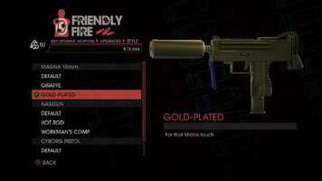 Weapon - SMGs - Rapid-Fire SMG - Magna 10mm - Gold-Plated