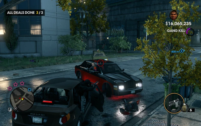 Trafficking gameplay in Saints Row: The Third
