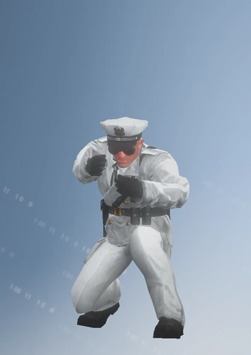 Cop - riotshield - John - character model in Saints Row IV