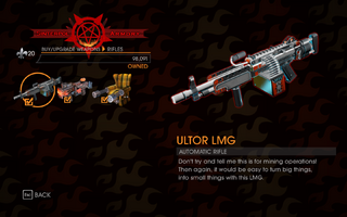 Gat out of Hell - Automatic Rifle (Ultor LMG)