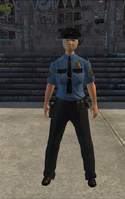 Police female Officer - whiteshortSleeveTie - character model in Saints Row