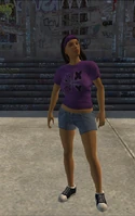 Saints female Thug-02 - hispanic - character model in Saints Row