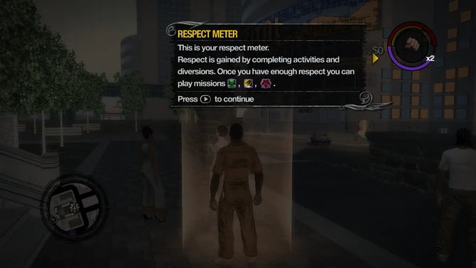 Respect Meter tutorial in Saints Row 2