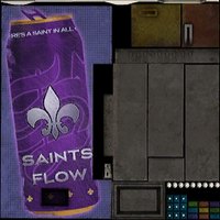 Saints Flow machine texture