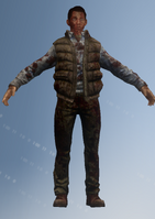 Zombie 01 - Wilbur - character model in Saints Row IV