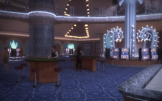 Poseidon's Palace interior with dealers