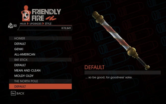 Saints Row IV Baseball Bat - The North Pole - Default