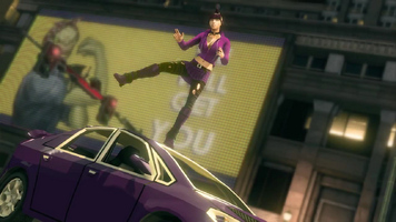 Saints Row IV Announce Teaser - rosie the riveter billboard