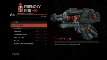 Weapon - Shotguns - Thumpgun - Upgrades