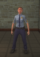 Cop - receptionist - character model in Saints Row 2