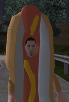 Hotdog mascot in Saints Row