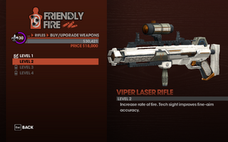 Viper Laser Rifle - Level 2 description