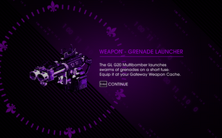 ETD Save the Planet reward3, weapon - genade launcher