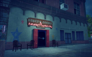 Rusty's Needle in Bavogian Plaza in Saints Row 2