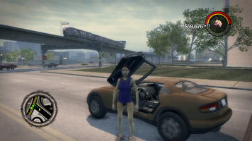 Raycaster with open door in Saints Row 2