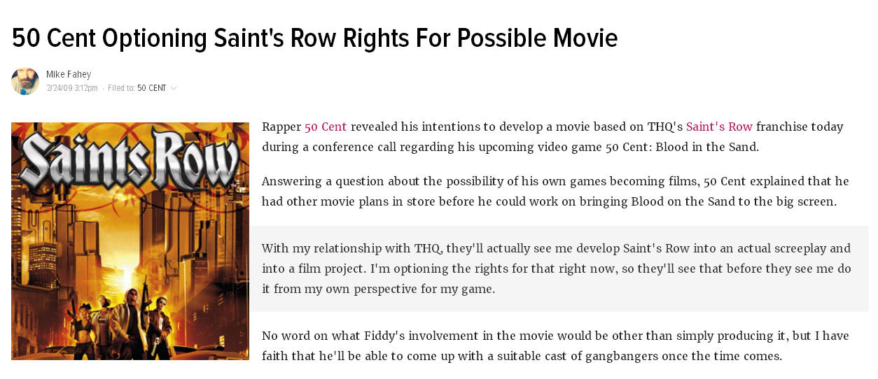 F. Gary Gray To Helm Movie Based On Video Game Franchise 'Saints Row' –  Deadline