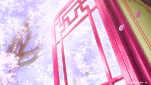 Aesthetic Anime Cherry Blossom Lanterns GIF  GIFDBcom
