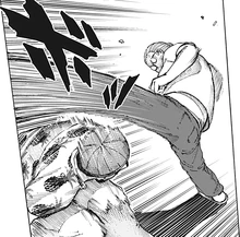 Boiled and Sakamoto fighting