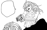 Rion threatens Uzuki