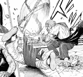 Sakamoto knocks down Bacho