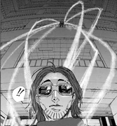 Rion staring down at Kindaka