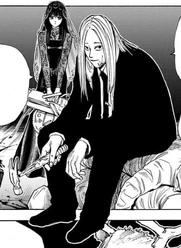 Shishiba showing one of the claw hammers.