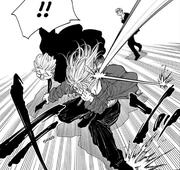 Rion protecting the chairman