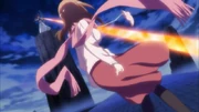 Yuu dodging Hirose arrow.