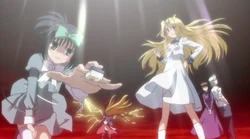 Members of Ryuumonbuchi's girls' team