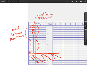 Timesheet, Sakuga Wiki