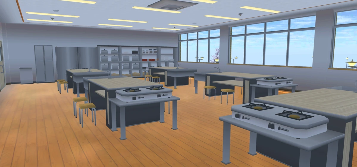 Home Economics Room | Sakura school simulator deleted students Wiki ...