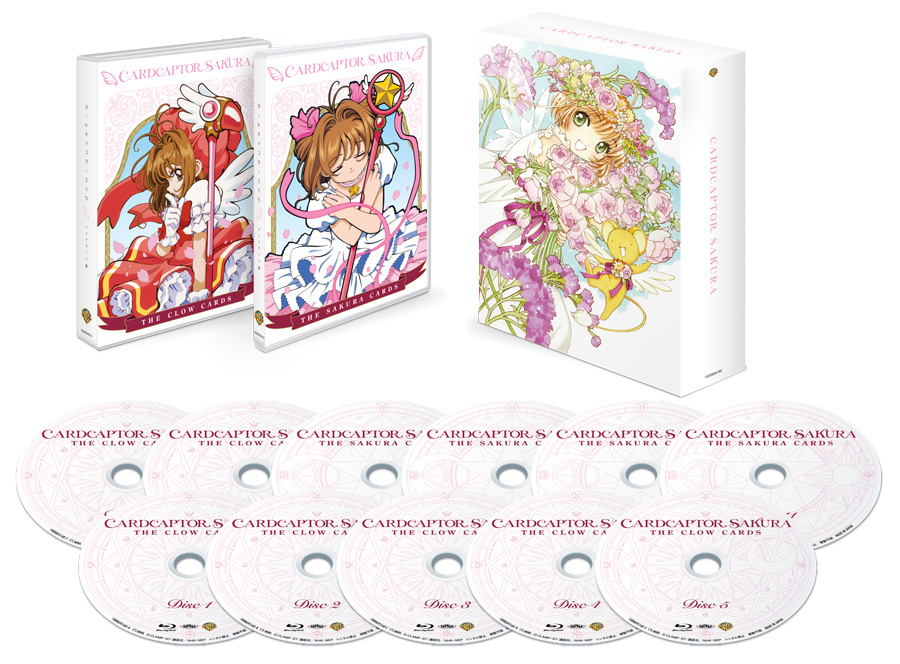 Sakura Card Captor Box Bluray Completo Dublado Full Hd