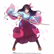 Sakura Amamiya as she appears in Star Ocean: Anamnesis.