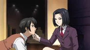 Subaru reprimands Shinjiro for not giving his all during practice.