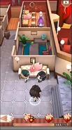 In the hallway