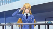 Ratchet saluting the Star Division as she leaves for Germany.
