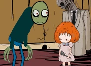 Mable with Kenneth and Salad Fingers
