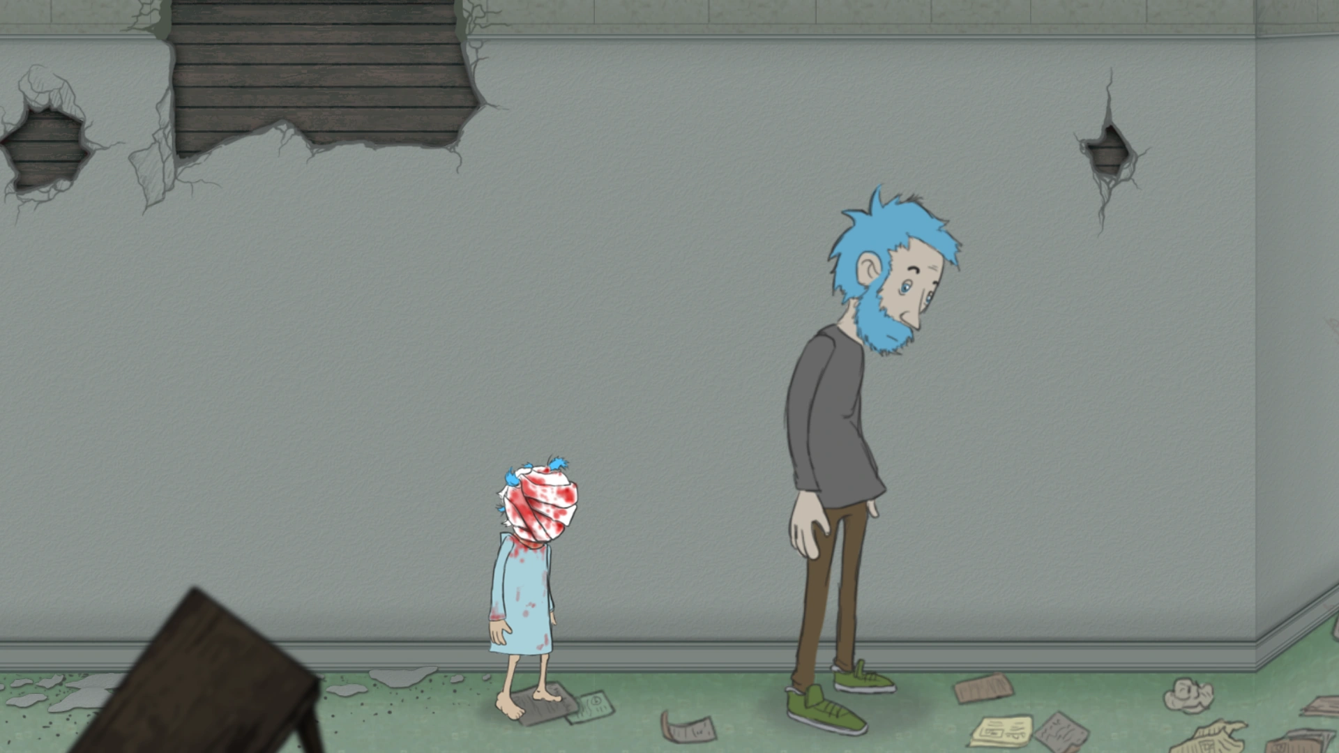 Прохождение 4 эпизода салли фейс по картинкам