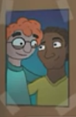 Todd and his boyfriend, Neil, as seen in his locker